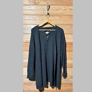 Lane Bryant Dark Gray Sweater